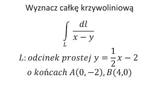 Całka krzywoliniowa cz1 Całka krzywoliniowa nieskierowana [upl. by Rutledge145]