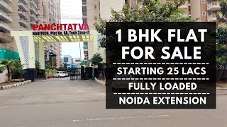 1 bhk Flats in Noida  Noida Extension  Habitech Pachtatva 1 BHK Apartment  Fully Furnished [upl. by Nwahc428]