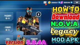 How To Download NOVA Legacy Mod Apk latest version 584a in 2023  NOVA legacy hack [upl. by Eiboh]