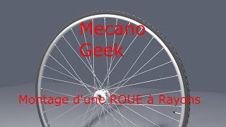 PratiqueEpisode3  Montage dune roue à rayons [upl. by Aihsyla580]