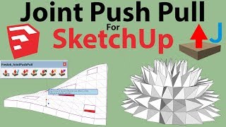 How to Use Joint Push Pull plugin  Sketchup [upl. by Einohpets113]