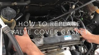 Change a valve cover gasket on a Toyota RAV4 DIY [upl. by Harwilll]