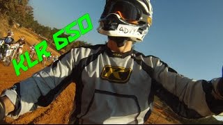 Racing with a KLR 650 [upl. by Assiluj182]