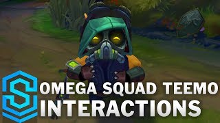 Omega Squad Teemo Special Interactions [upl. by Rugen]