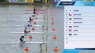 K1 Womens 500m Semi Final B1  2024 CanoeKayak Sprint European Paris Olympic Qualifier Szeged [upl. by Olegnaleahcim]