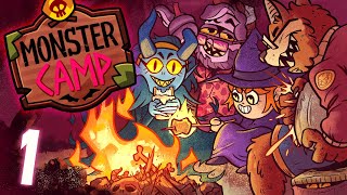 Monster Prom 2 Monster Camp w Octo Elspeth and Lucahjin part 1 [upl. by Enelehcim780]