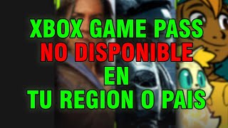 SOLUCION Xbox Game Pass no disponible en tu region o pais  20202021 [upl. by Edrei416]