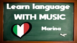 Marina  Rocco Granata ENG lyrics Italian song [upl. by Gertruda]