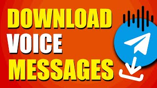 How To Download Voice Messages From Telegram StepbyStep Guide [upl. by Elletnwahs756]