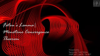 Fatous Lemma Monotone Convergence Theorem  Lec 06 [upl. by Macri]