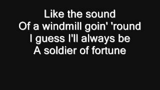 Deep Purple  Soldier of Fortune Lyrics [upl. by Svirad890]