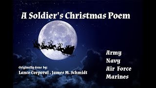 A soldiers Christmas poem [upl. by Giorgia433]