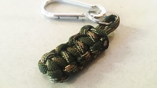 How To Make The Easiest Paracord Keychain  WhyKnot [upl. by Einwahs]