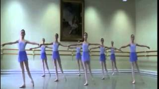 Floor Exercises Russian Ballet Class [upl. by Tabina]