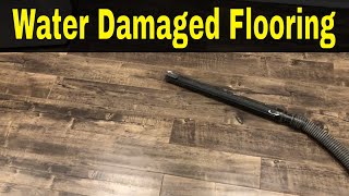 Water Damaged Laminate FlooringHow To Fix It Without Replacing It [upl. by Karlyn]