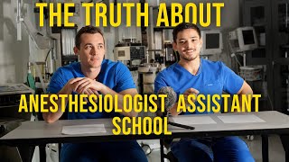 What they dont tell you about Anesthesiologist Assistant school [upl. by Esyahc]