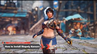 MHR How to Install Shapely Kamura  Visual Mod [upl. by Tolecnal]