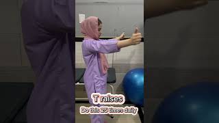 Dowager’s Hump Exercises  KN Rehab Center  Dr Khadija Noor [upl. by Hartzke929]