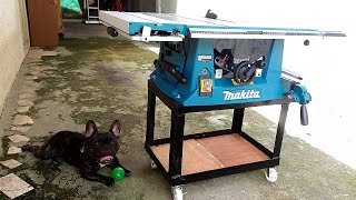 Makita MLT100 Table Saw Unboxing  DIY Steel Stand [upl. by Corena]