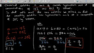 Percentages and Ratios  Word Problem [upl. by Cod]