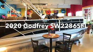 2020 Sweetwater 2286SFL by Godfrey Pontoons Virtual Tour [upl. by Nelli]