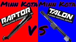 Minn Kota Raptor vs Minn Kota Talon  Shallow Water Anchors for Fishing [upl. by Allebram224]