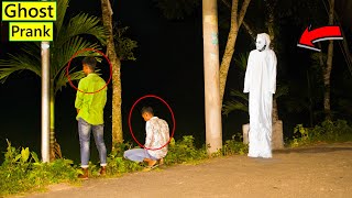 Scary Ghost Prank at Night 2022  Funny Prank Videos  Prank Pocong Massal  4Minute Fun [upl. by Fleta]