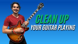 Thumb Muting  The Secret To Cleaner Guitar Playing [upl. by Sabina]