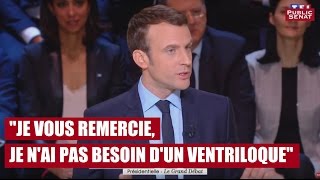 Macron à Le Pen  « je vous remercie je nai pas besoin dun ventriloque » [upl. by Lady381]