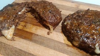 MEMORIES OF MACEDONIA  SHARSKA PLJESKAVICA Macedonian Cheese Stuffed Burger [upl. by Herman]