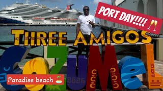 Carnival Cruise Port Day  Cozumel Mexico 🇲🇽  Breeze Day 3 [upl. by Eisele547]