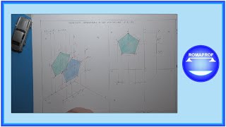 PROIEZIONI ORTOGONALI DI UN PENTAGONO PARALLELO AL PV 513 [upl. by Neumeyer]