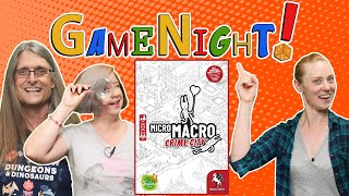 MicroMacro Crime City  GameNight Se9 Ep7  How to Play and Playthrough [upl. by Milda]