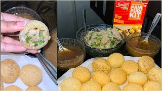 Pani Puri kit from Kwality  Make easy and tasty North Indian Pani Puris at home [upl. by Guy]