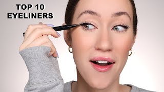 TOP 10 Eyeliners in THE WORLD according to you [upl. by Cann]