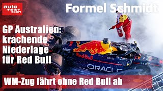 WMZug fährt ohne Red Bull ab Formel Schmidt zum GP Australien 2022 [upl. by Aihsyak108]