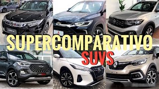 TIGGO 5XPRO vs TCROSS vs CRETA vs KICKS vs CAPTUR vs TRACKER vs HRV Qual leva a melhor [upl. by Landsman846]