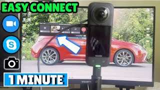 How to Use Insta360 as Webcam 2024 LIVE STREAM with Insta360 x4 [upl. by Taffy]