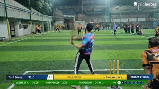 Live Cricket Match  Casa Warriors vs Turf Smashers  05Dec24 0855 AM 8 overs  7am Winter Cup 4 [upl. by Adrahc654]