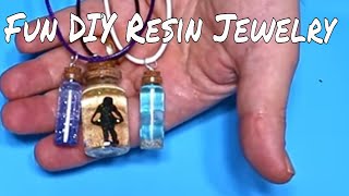 Resin Jewelry Making Tutorial with a difference [upl. by Eckardt67]