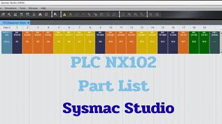 จัดสเปค PLC NX102 Part List Sysmac Studio Sysmac Studio [upl. by Annaor]