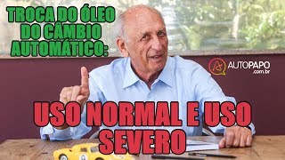 Troca do óleo do câmbio automático uso normal e uso severo [upl. by Uzzial]