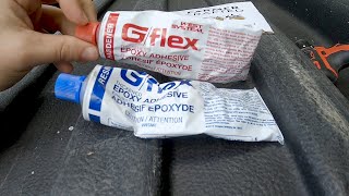 how to fix a Polyurethane plastic boat GFLEX DIY [upl. by Klenk]