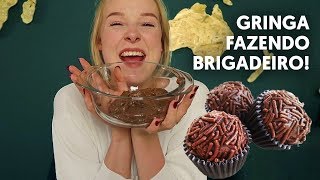 GRINGA FAZENDO BRIGADEIRO [upl. by Barabbas186]