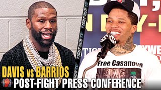 GERVONTA DAVIS VS MARIO BARRIOS  FULL POSTFIGHT PRESS CONFERENCE WITH FLOYD MAYWEATHER COMMENTS [upl. by Gautious]