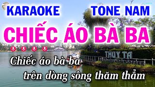 Karaoke Chiếc Áo Bà Ba Tone  Nhạc Sống Cha Cha Cha  Kênh Xóm Hát [upl. by Joete683]