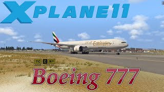 XPlane 11  Boeing 777  Taking the Worldliner to Dubai [upl. by Trebeh127]