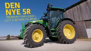 Nye John Deere 5R  Se funksjonene fra innsiden [upl. by Eniretak]