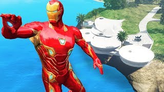 PLAYING as IRON MAN in GTA 5 [upl. by Seraphina]