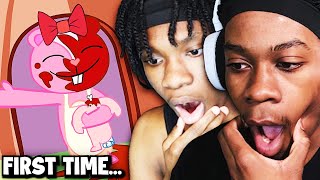 Happy tree friends react to happy tree friends amnesia part 2 [upl. by Sairahcaz567]